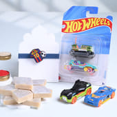 Soccer Rakhi With Hot Wheels N Kaju Katli-Canada