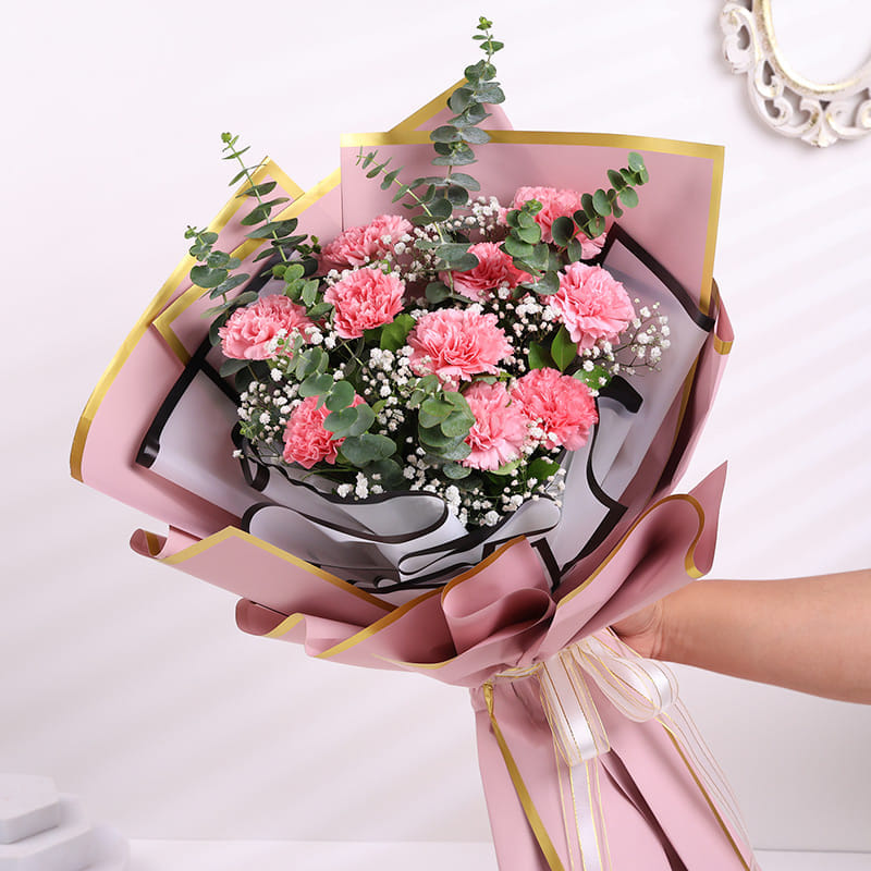Soft Blush Floral Symphony