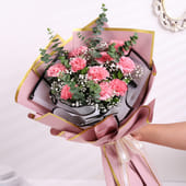 Soft Blush Floral Symphony