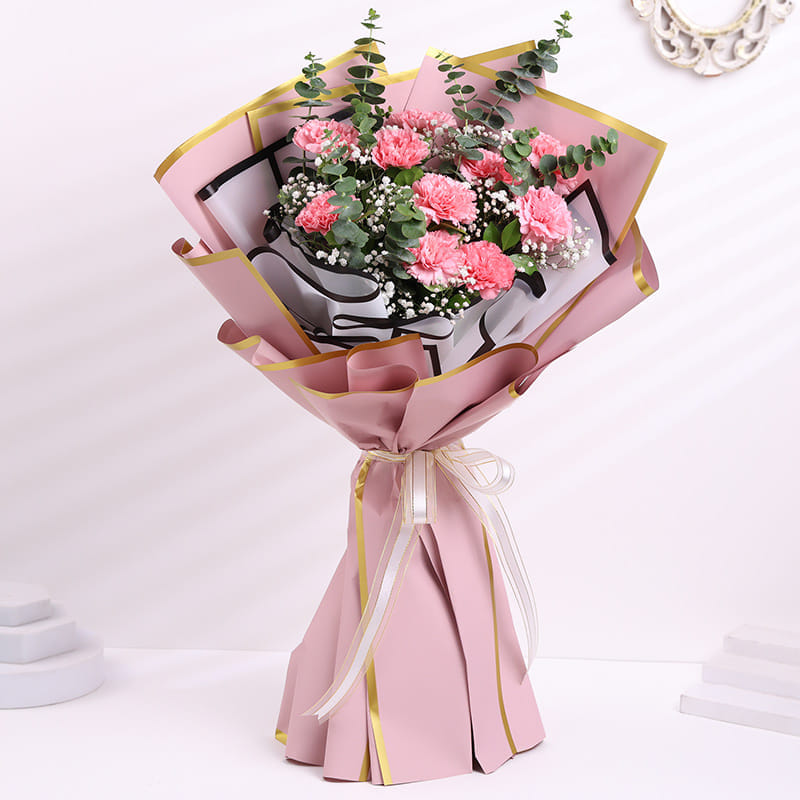 Soft Blush Floral Symphony