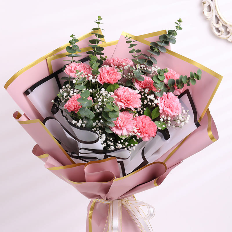 Soft Blush Floral Symphony