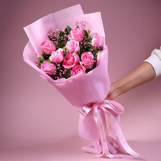 Soft Embrace Of Romantic Petals
