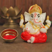 Designer Rakhi - Soulful Rakhi N Ganesha Idol