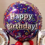 Sparkling Birthday Balloon Stand-2