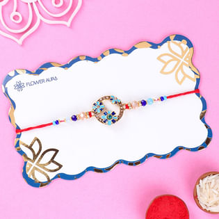 Blue Flower Rakhi Delivery