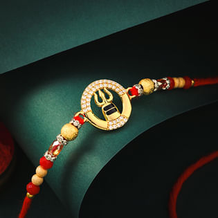 Sparkling Shiv Trishul Rakhi