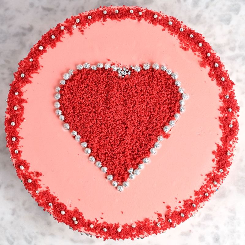 Red Velvet Valentines Day Cakes