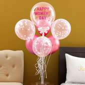 Sparkling Womens Day Balloon Arrangement