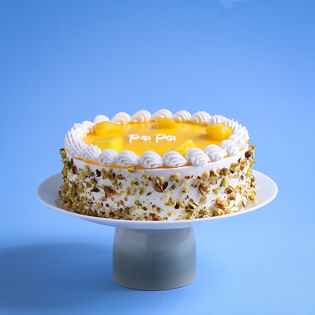 Father's Day Special Mango Cake - Side View