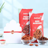Spiderman Mask Rakhi With Savoury Dryfruits