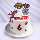 Spidey In Action Cake