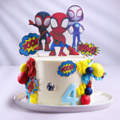 Spidey N Friends Cake