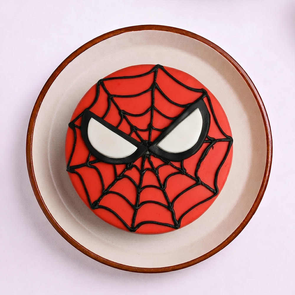Spidey Web Spiderman Cake