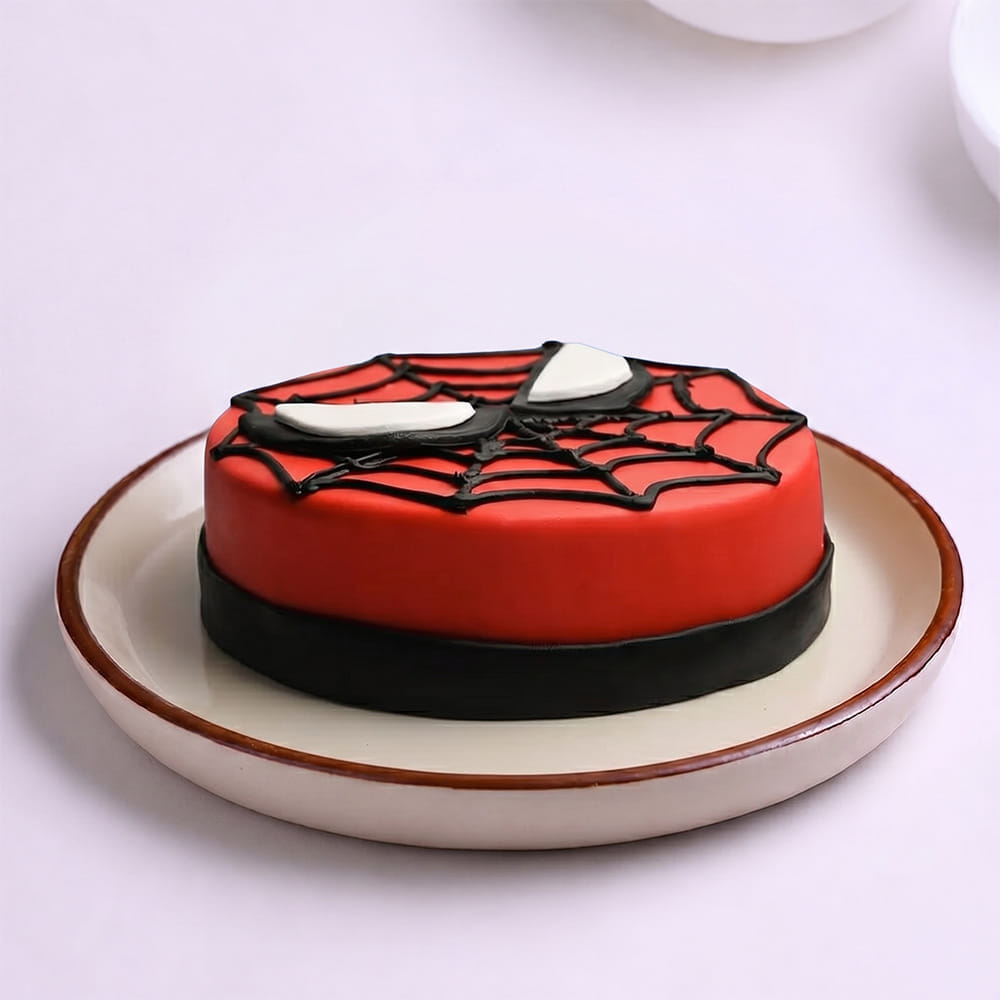 Spidey Web Spiderman Cake