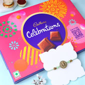 Spiritual Ganesha Rakhi With Cadbury Celebrations