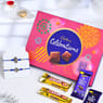 Spiritual Krishna Rakhi Duo With Cadbury Treats