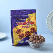 Buy Spiritual Rakhis Set With Crunches Rocks Chocolate