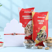 Spiritual Shiva Rakhi With Trail Mix N Cashews