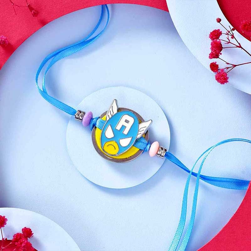 Splendid Captain America Superhero Kids Rakhi