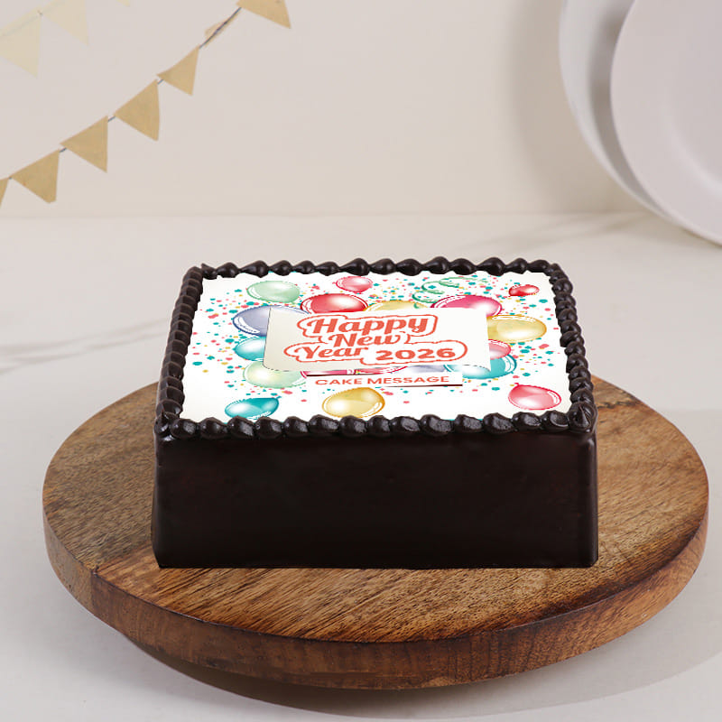 Sprinkle N Sparkle Happy New Year Cake