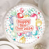 Sprinkle N Sparkle Happy New Year Cake
