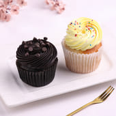Sprinkle Pineapple N Choco Chip Cupcakes