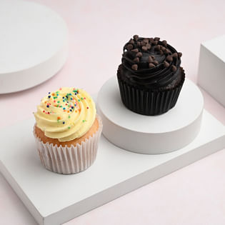 Sprinkle Pineapple N Choco Chip Cupcakes