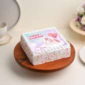 Square Unicorn Birthday Cake