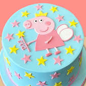 Starry Peppa Pig Kids Cake Online