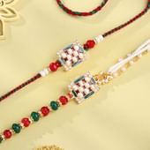 Stone Studded Bhaiya Bhabhi Rakhis