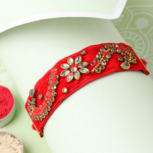 Stone Studded Bhabhi Rakhi