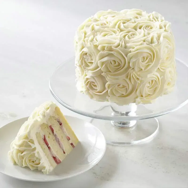 Strawberry Vanilla Swirl Cake