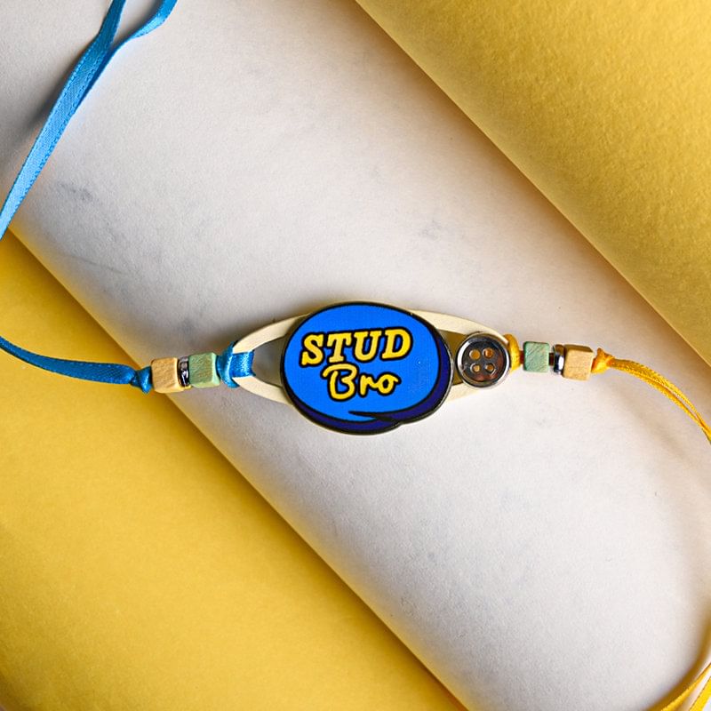 Send Stud Bro Rakhi - Fancy rakhi for Brother online