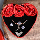 Studded Jewelry Heart Box