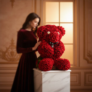 Lovey Dovey Rose Bear