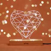 Stunning Led Heart Lamp