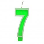 Number Seven Candle