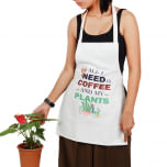 Plant Print Apron