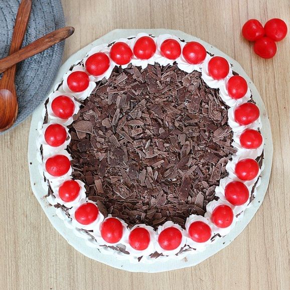 Order Online Eggless Black Forest Cake