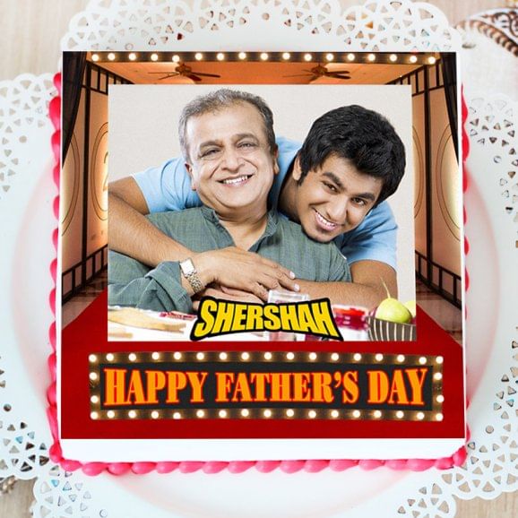 happy fathers day cake with name