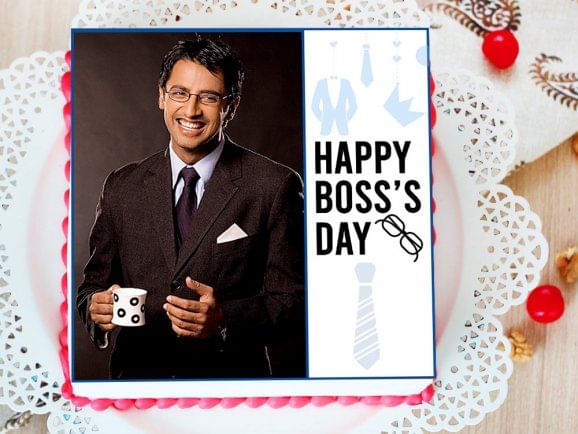 Boss Day Photo Cake