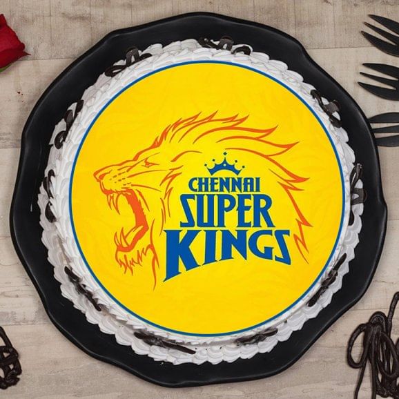 Chennai Super Kings Poster Cake