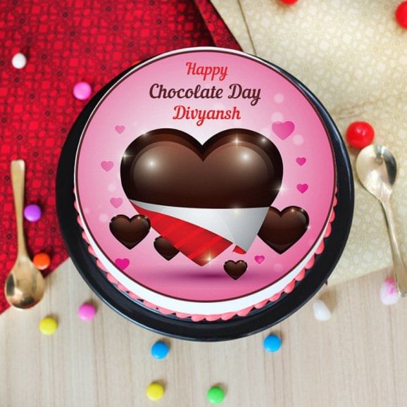 Photo cake for chocolate day
