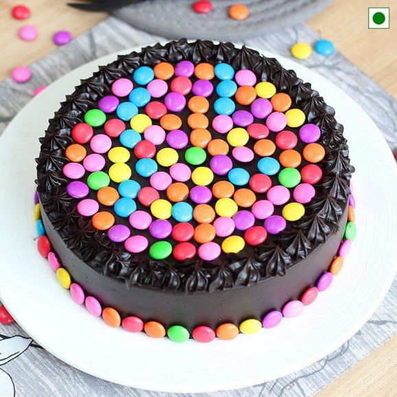 Order Online Eggless Choco Gems Cake