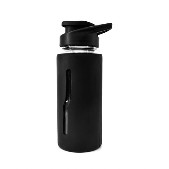 Black Custom Glass Bottle