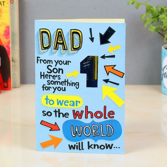 Greeting Card From Son To Dad
