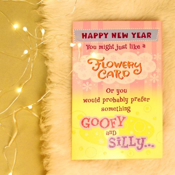 Goofy Or Silly New Year Card: New Year 2023 Greeting Card