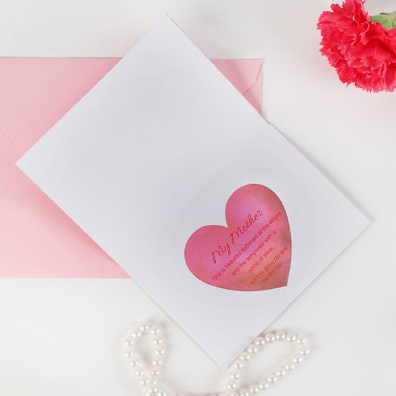 Buy Greetings For Your Mother on Mothers Day Back View