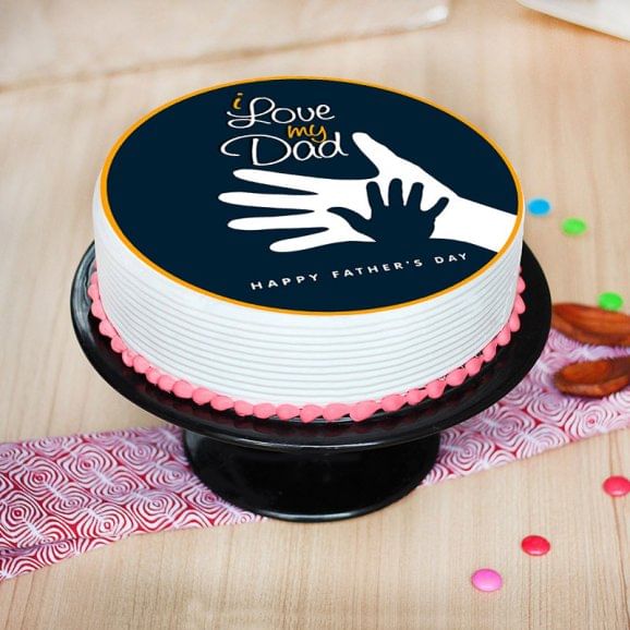 Poster Cake for Dad - Special Fathers day cake