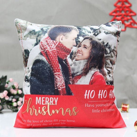 Merry Xmas Photo Cushion